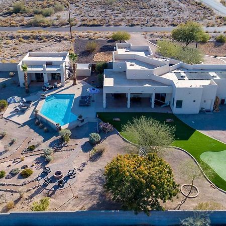 Adobe Arizona Home With City And Mountain Views Queen Creek Exterior photo