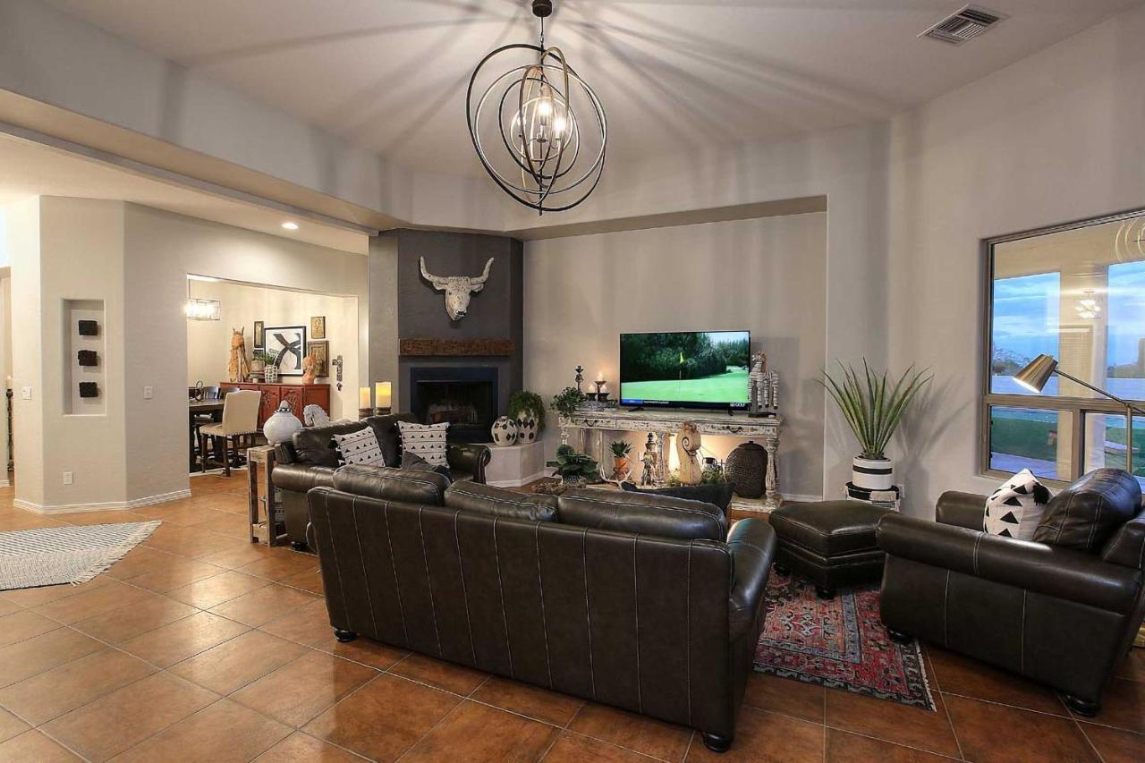 Adobe Arizona Home With City And Mountain Views Queen Creek Exterior photo