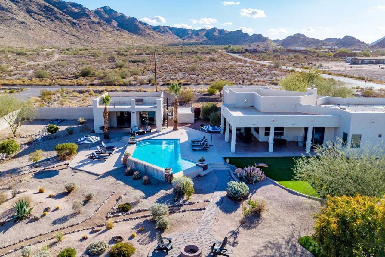 Adobe Arizona Home With City And Mountain Views Queen Creek Exterior photo