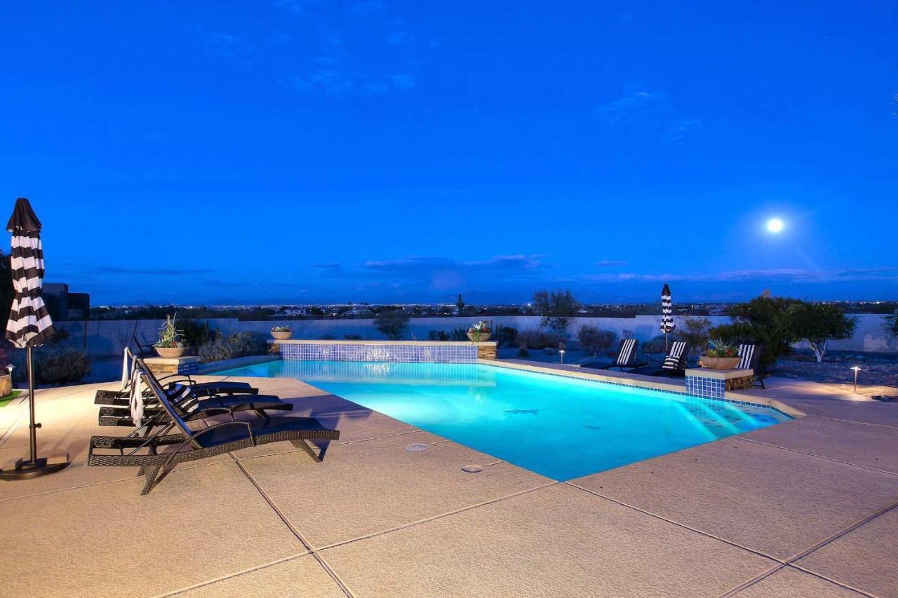 Adobe Arizona Home With City And Mountain Views Queen Creek Exterior photo