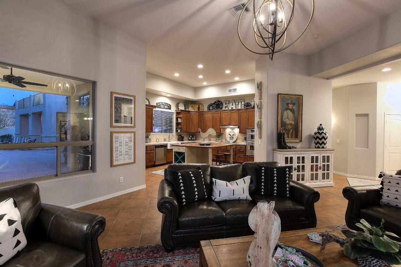 Adobe Arizona Home With City And Mountain Views Queen Creek Exterior photo