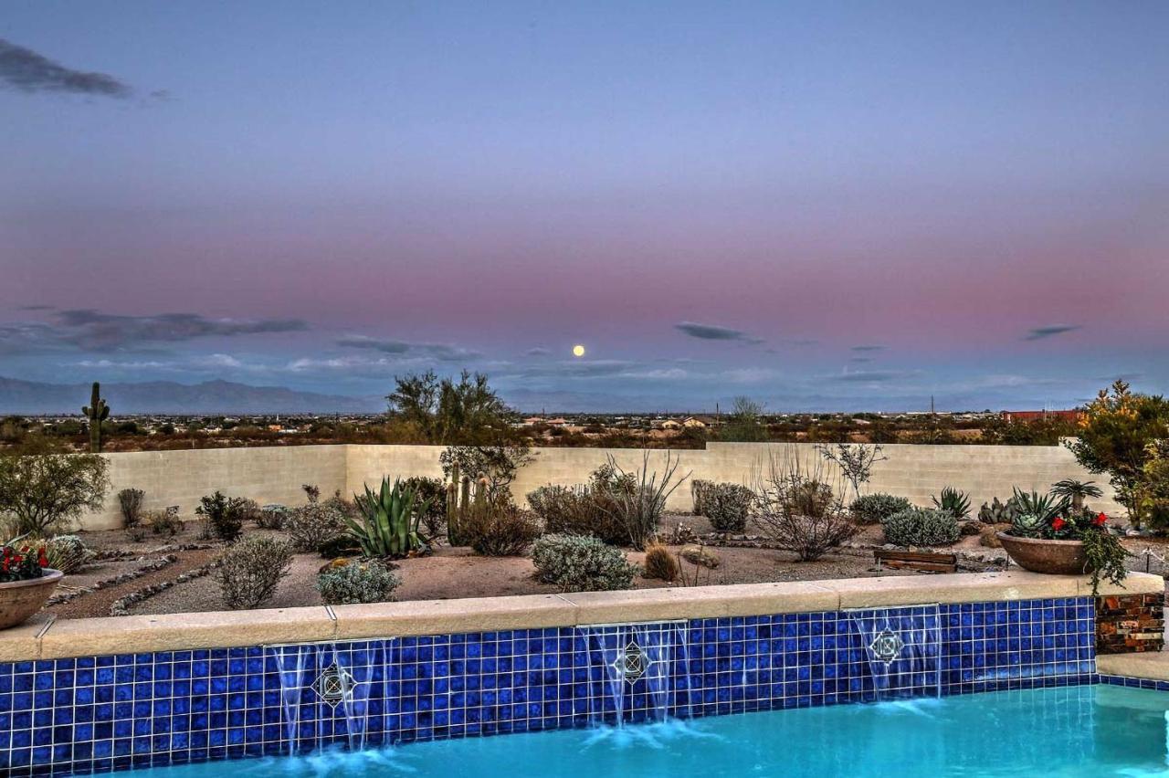 Adobe Arizona Home With City And Mountain Views Queen Creek Exterior photo