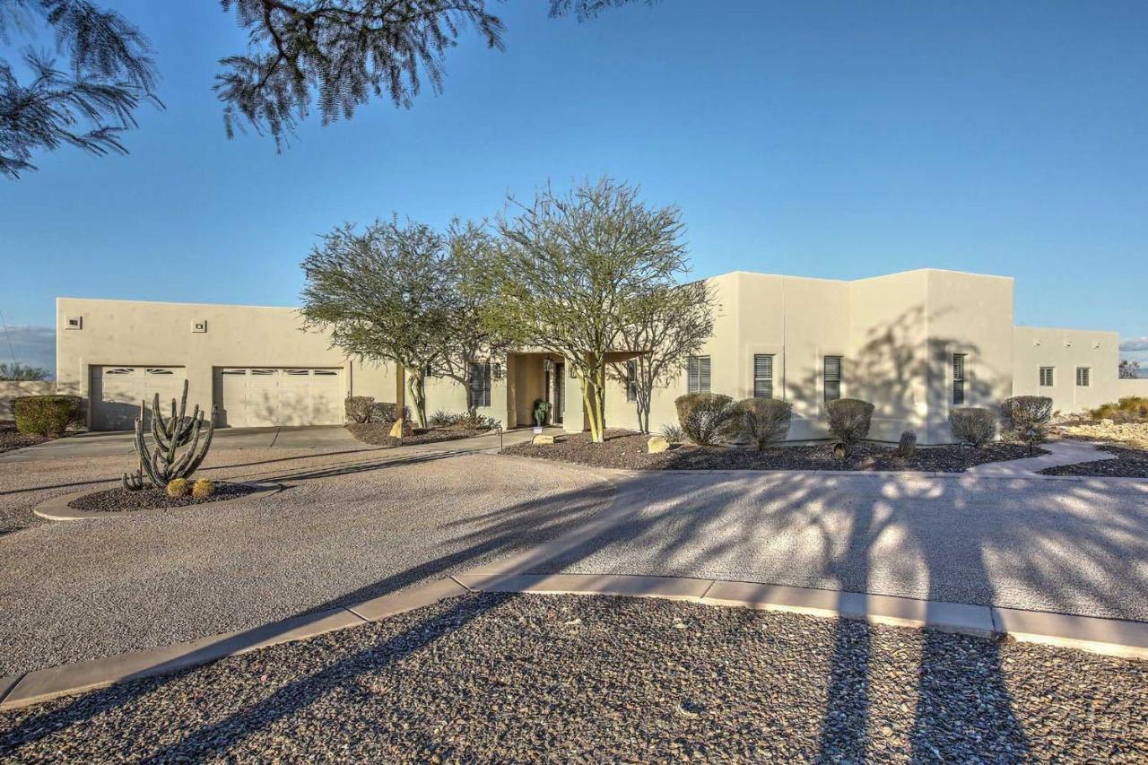 Adobe Arizona Home With City And Mountain Views Queen Creek Exterior photo