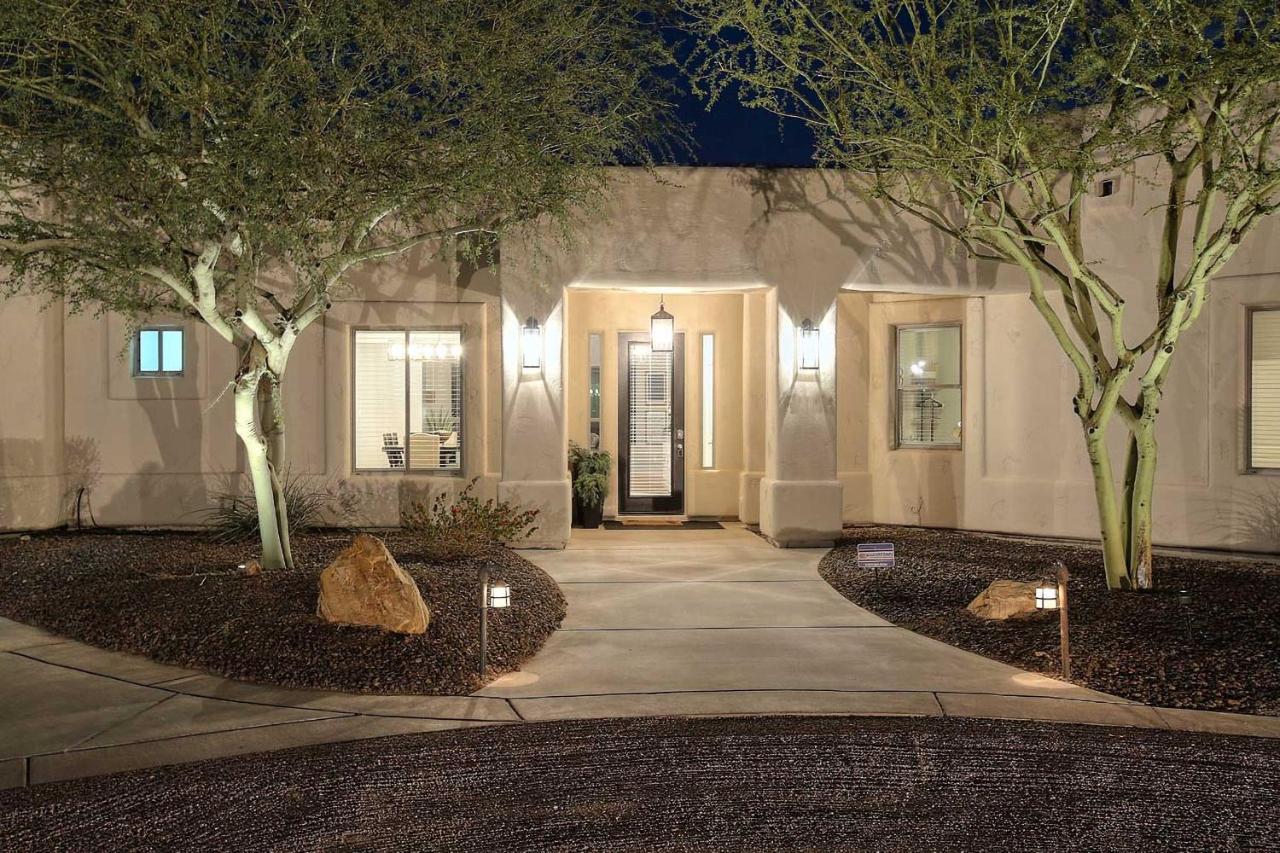 Adobe Arizona Home With City And Mountain Views Queen Creek Exterior photo