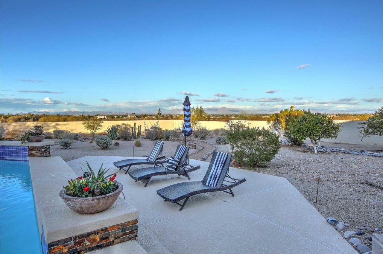 Adobe Arizona Home With City And Mountain Views Queen Creek Exterior photo