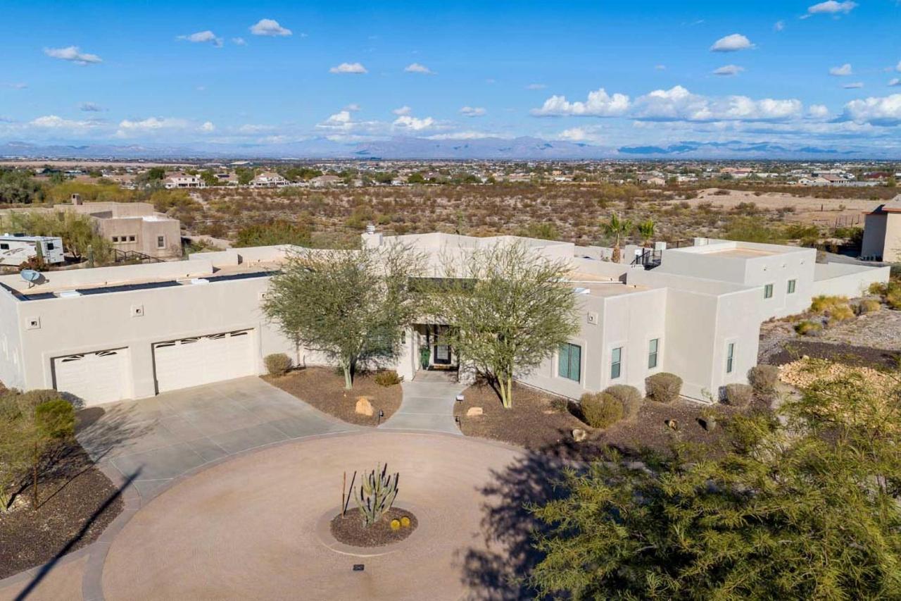 Adobe Arizona Home With City And Mountain Views Queen Creek Exterior photo