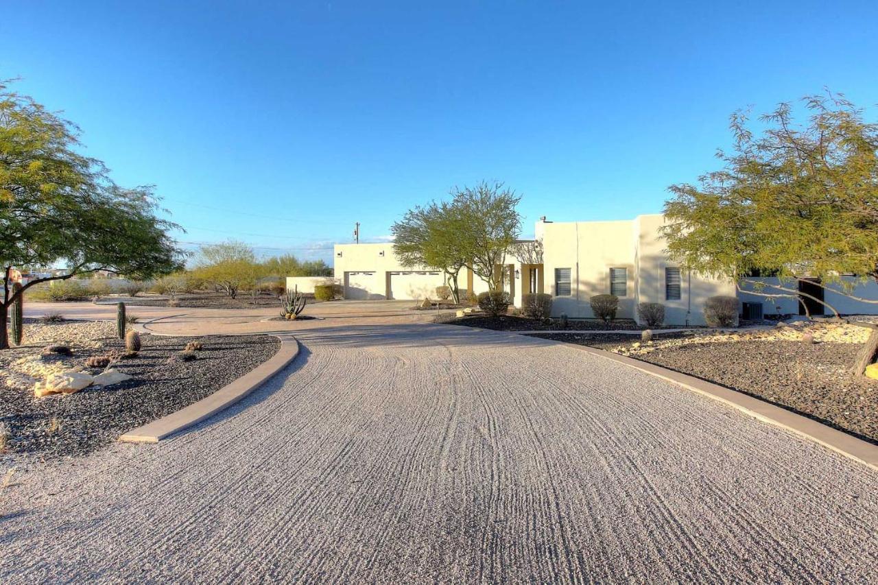 Adobe Arizona Home With City And Mountain Views Queen Creek Exterior photo