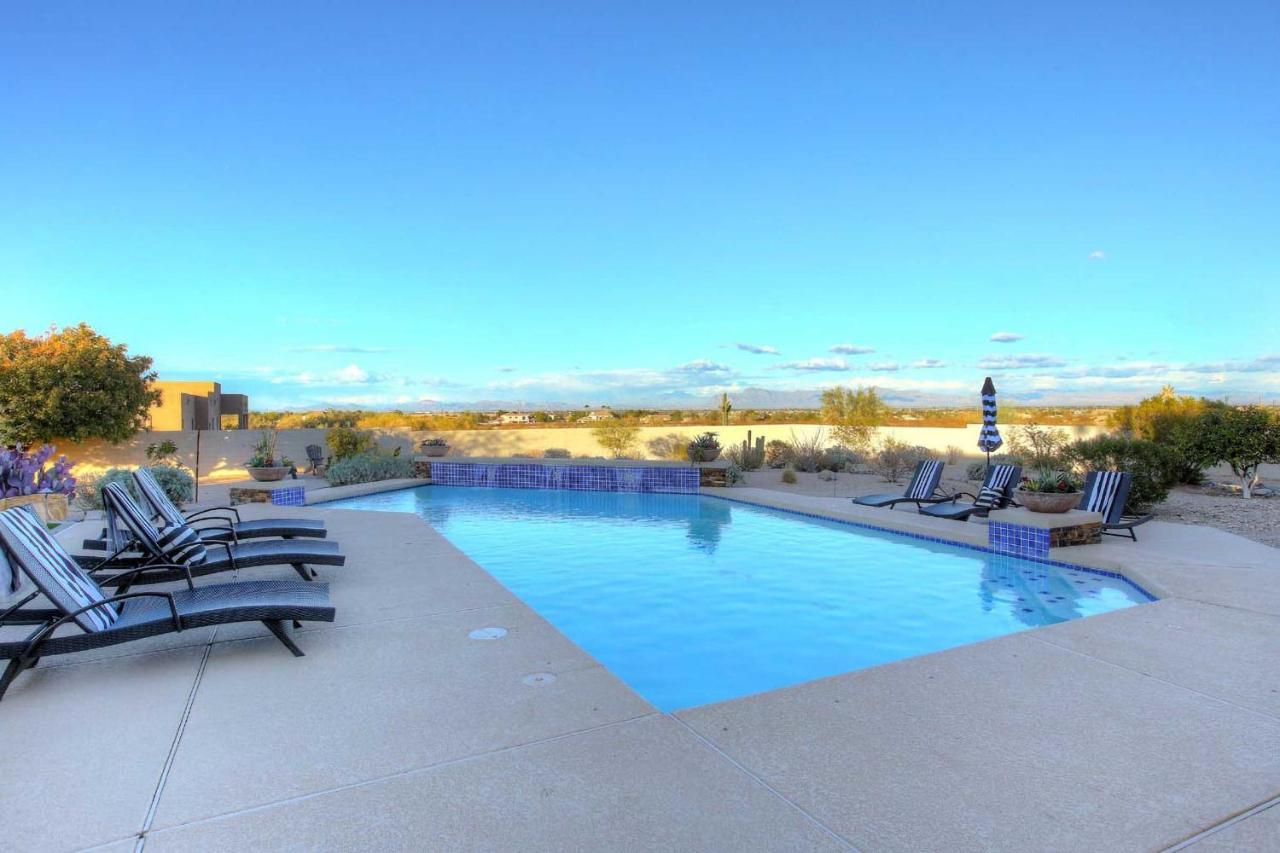 Adobe Arizona Home With City And Mountain Views Queen Creek Exterior photo