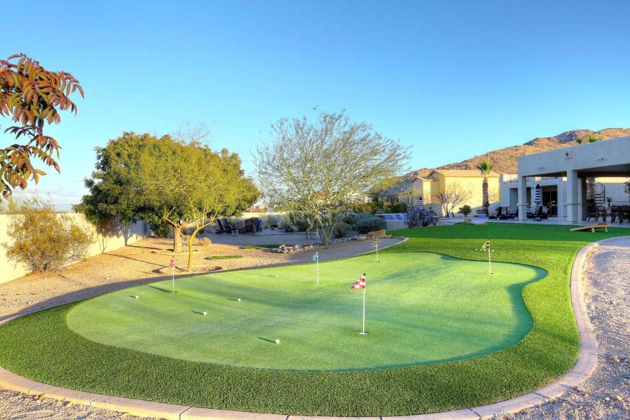 Adobe Arizona Home With City And Mountain Views Queen Creek Exterior photo